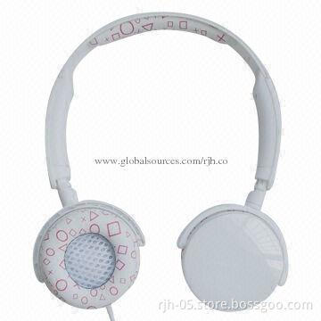 Over-head Stereo Headset with Multiple Colors, 10mW Maximum Input Power
